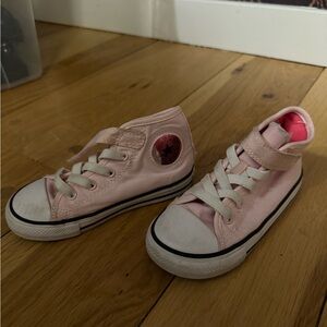 Toddler Pink High-Top Sneakers (converse) size 9